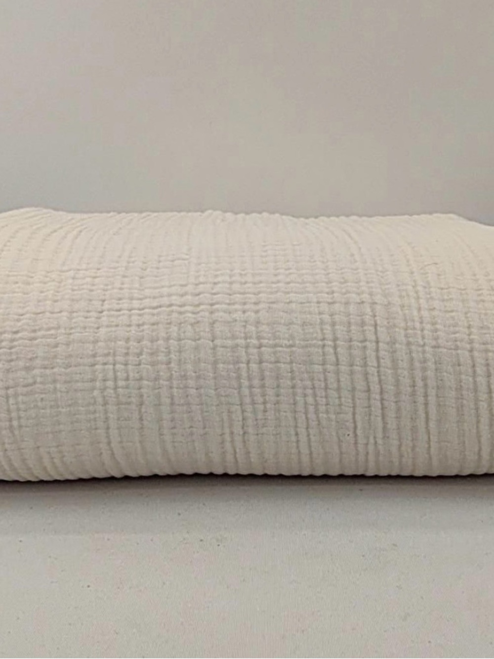 Quince Full/Queen Organic Airy Gauze Cotton Duvet Undyed No Shams